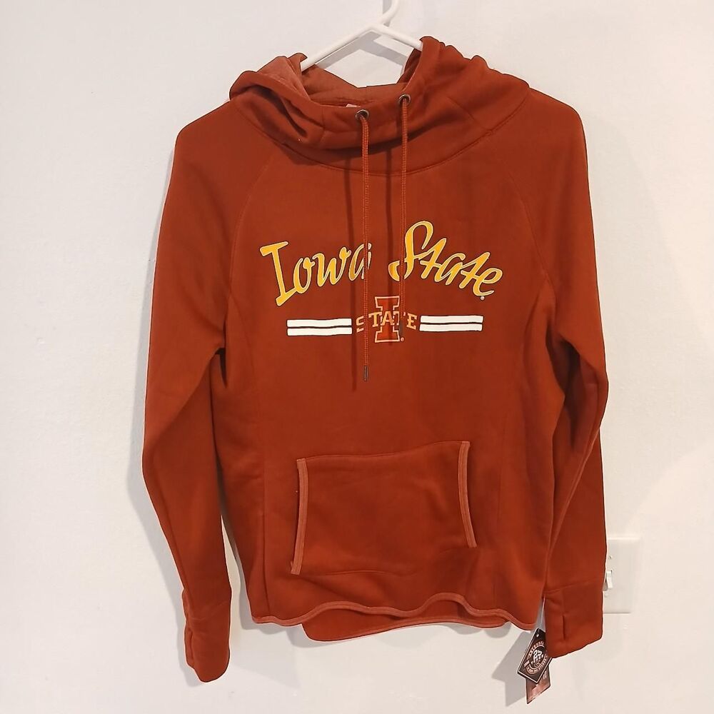 Colosseum Women's Yellow and Red Hoodie